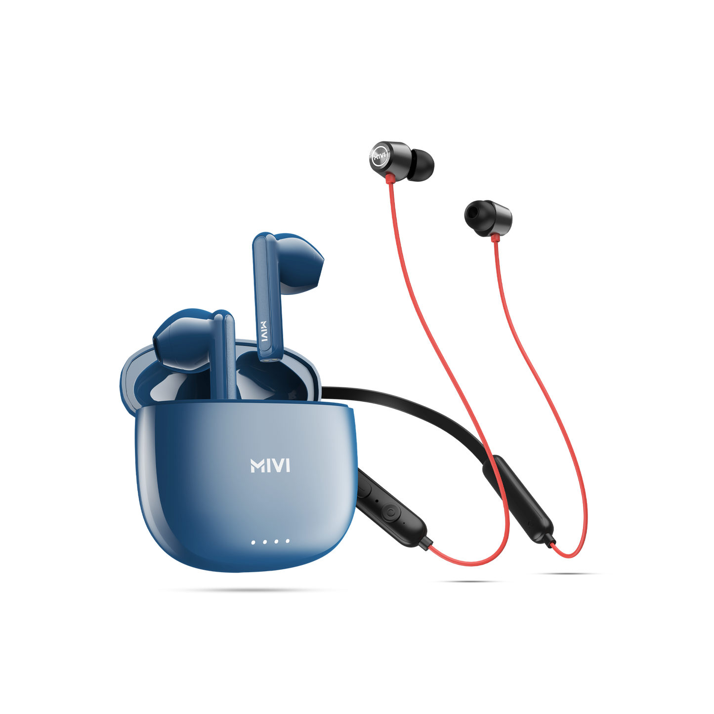 DuoPods A250 + Collar D25 Neckband Combo - MIVI