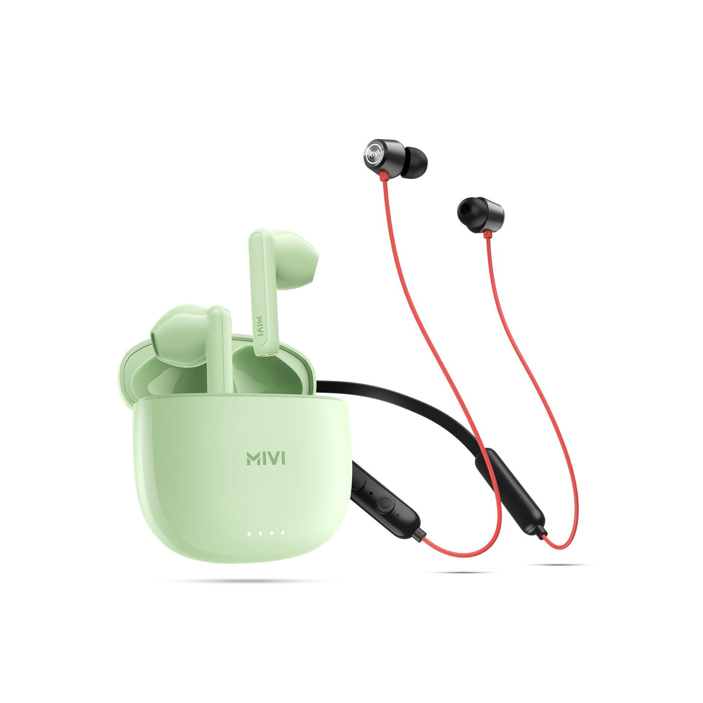 DuoPods A250 + Collar D25 Neckband Combo - MIVI