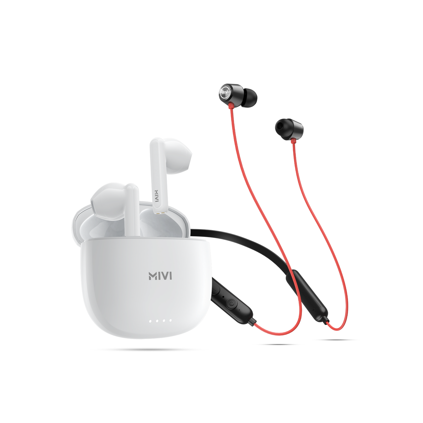 DuoPods A250 + Collar D25 Neckband Combo - MIVI