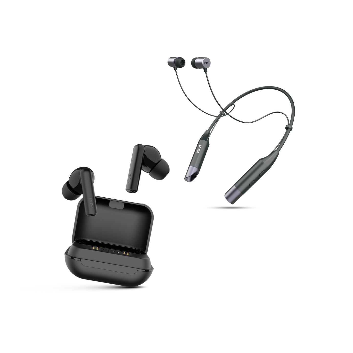 DuoPods F30 + Collar Neckband Combo - MIVI
