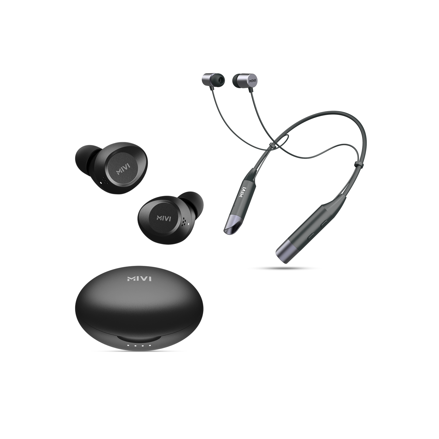 DuoPods M30 + Collar Neckband Combo - MIVI