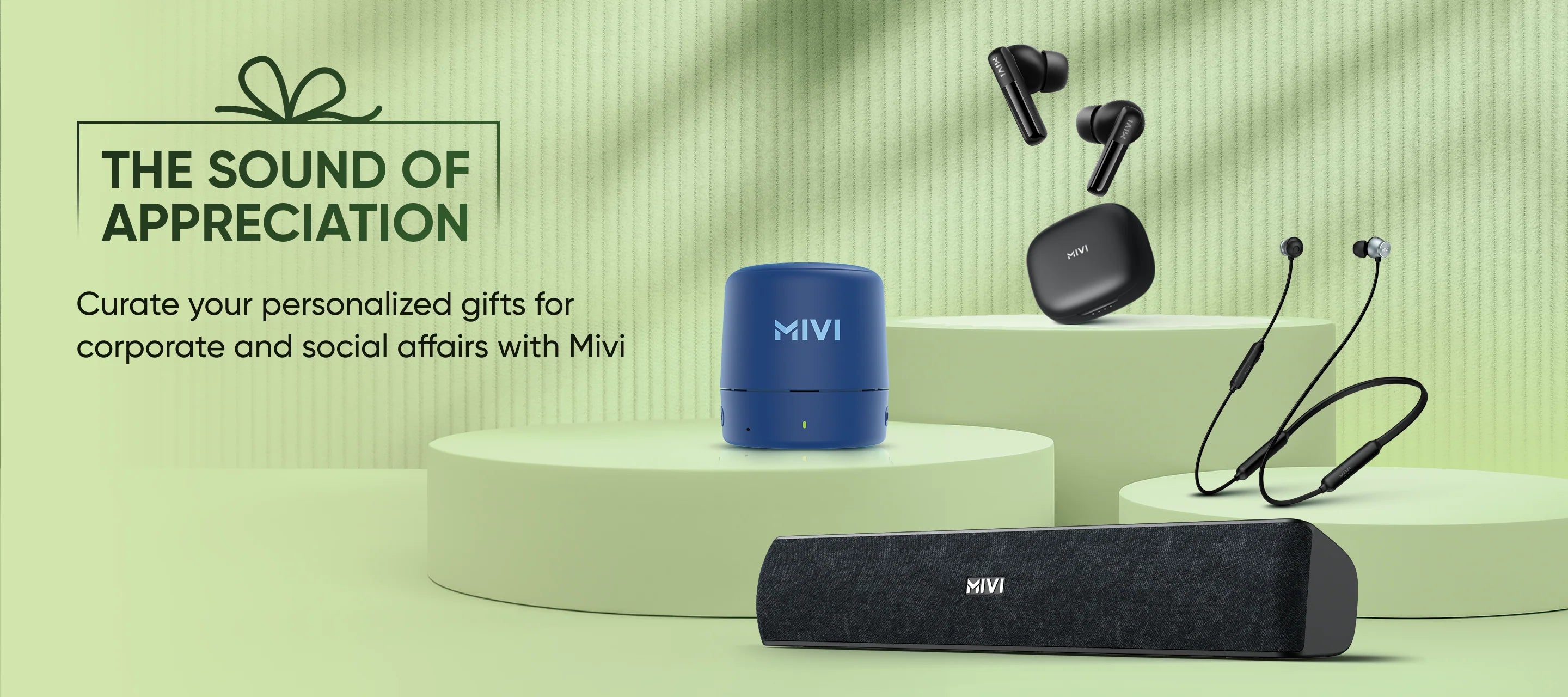 The sound of appreciation - curate your personalized corporate gifts with MIVI