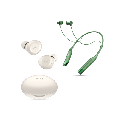 DuoPods M30 + Collar Neckband Combo