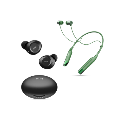 DuoPods M30 + Collar Neckband Combo