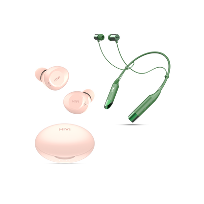 DuoPods M30 + Collar Neckband Combo